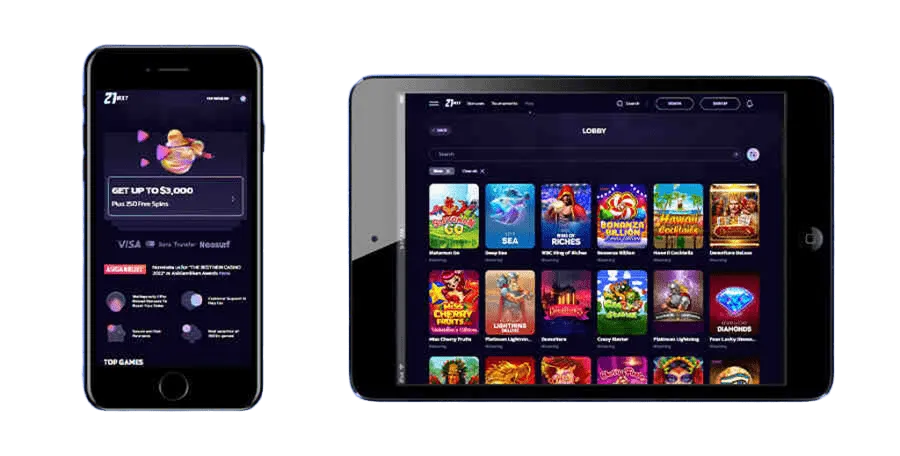 21Bit Casino App-Screenshot